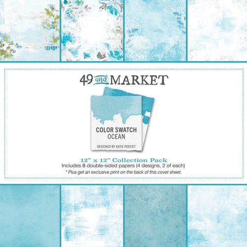 49 and Market - Color Swatch Ocean - 12x12 Collection Pack