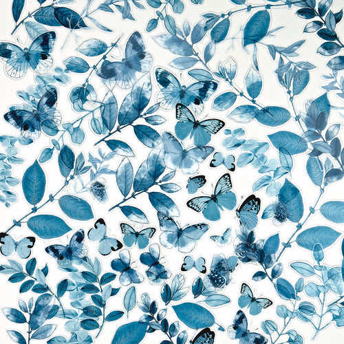 49 and Market - Color Swatch Ocean - Acetate Leaves