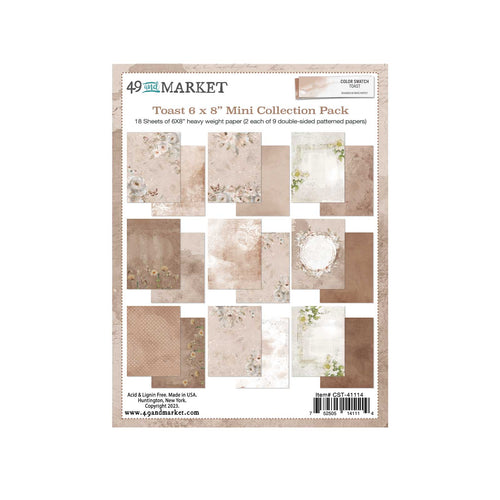49 and Market - Color Swatch Toast - 6x8 Mini Collection Pack
