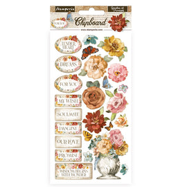 Stamperia - Romantic Collection "Garden of Promises" - Chipboard (15x30cm)