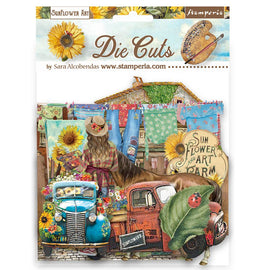 Stamperia - Sunflower Art - Die Cuts