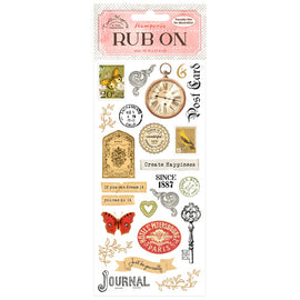 Stamperia - Create Happiness 2 - Rub-On - Journal
