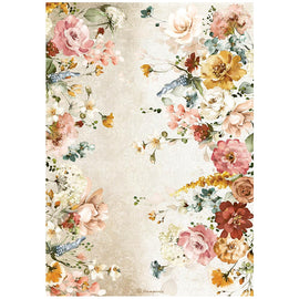 Stamperia - Romantic Collection "Garden of Promises" - A4 Rice Paper "Flowers"