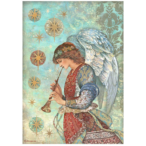 Stamperia - Christmas Greetings - A4 Rice Paper "Angel"