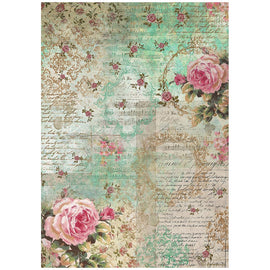 Stamperia - Precious - A4 Rice Paper "Peony Background"