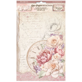**Pre-Order** Stamperia - Romantic Collection - Romance Forever - A4 Assorted Rice Papers (6 Sheets) (ETA Beg Feb 24)