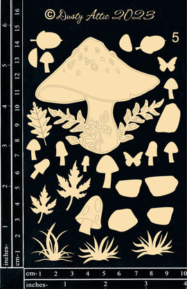 Dusty Attic - Magic Mushrooms Cluster #5