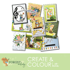 Uniquely Creative - Forest Melody - Card Making Kit