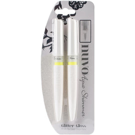 Nuvo - Aqua Shimmer Glitter Gloss Pens (2pk)