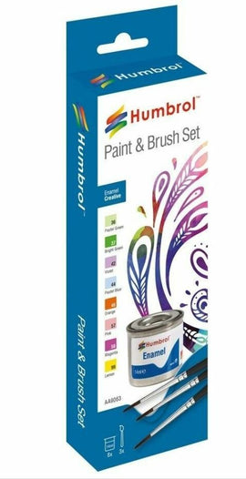 Humbrol - Paint & Brush Set - Enamel Creative
