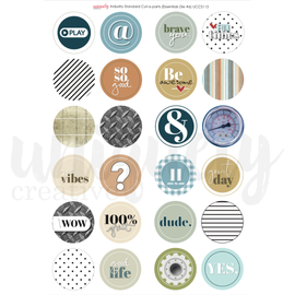 Uniquely Creative - Industry Standard - A4 Cut-A-Part Sheet