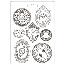 Stamperia - Romantic Collection "Garden of Promises" - Soft Mould A4 Size - Clocks