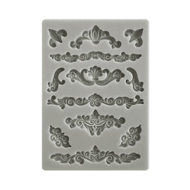 Stamperia - Sunflower Art - Silicon Mould A6 Size - Corners & Embellishments