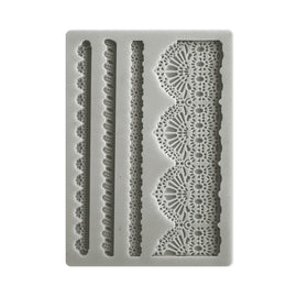 Stamperia - Sunflower Art - Silicon Mould A6 Size - Lace & Border