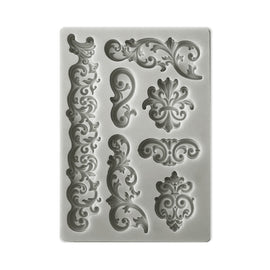 Stamperia - Christmas Greetings - Silicon Mould A6 Size - Borders & Laces