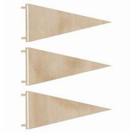 Kaisercraft - Wooden Flourishes -  Long Pennants