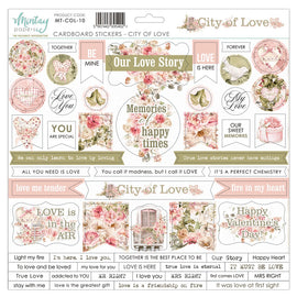 Mintay - City of Love - 12x12 Cardboard Stickers