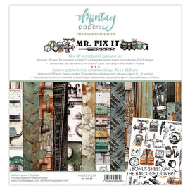 Mintay - Mr Fix It - 12x12 Paper Pack