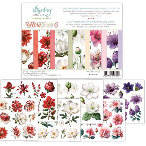 Mintay - 6x8 Fussy Cut - Flora Book 6