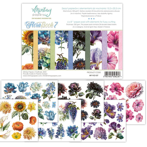 Mintay - 6x8 Fussy Cut - Flora Book 7