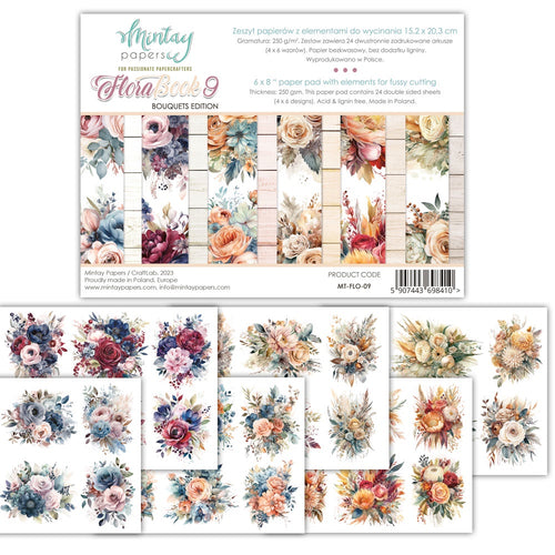 Mintay - 6x8 Fussy Cut - Flora Book 9 "Bouquets Edition"