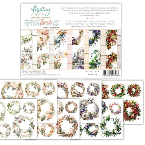 Mintay - 6x8 Fussy Cut - Flora Book 10 "Wreaths Edition"