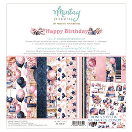 Mintay - Happy Birthday - 12x12 Paper Pack