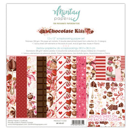 Mintay - Chocolate Kiss - 12x12 Paper Pack