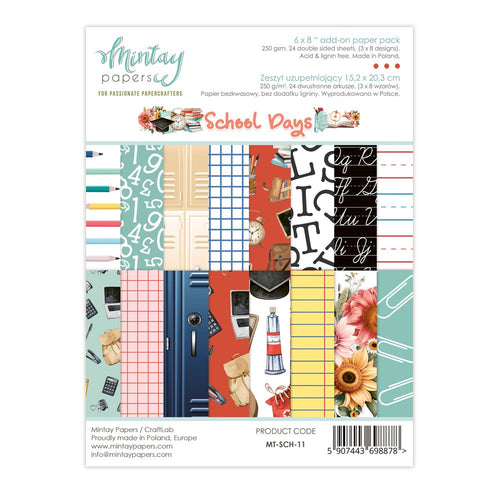 Mintay - School Days - 6x8 Paper Pad