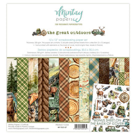 Mintay - The Great Outdoors - 12x12 Paper Pack