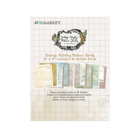 49 and Market - Vintage Artistry Nature Study - 6x8 Ledgers & Solids Collection Pack