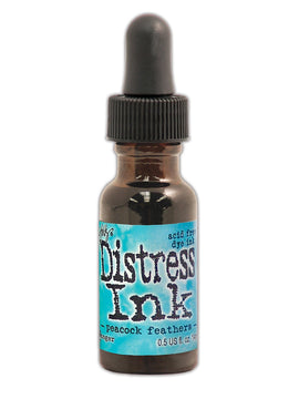 Tim Holtz Distress Ink Re-Inker - Peacock Feathers