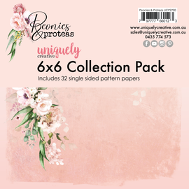 Uniquely Creative - Peonies & Proteas - 6x6 Collection Pack