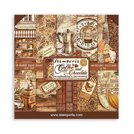 Stamperia - Coffee and Chocolate - 12x12 Paper Pack