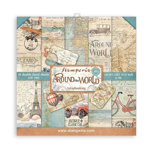 Stamperia - Around the World - 8x8 Paper Pack