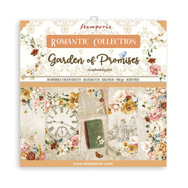 Stamperia - Romantic Collection "Garden of Promises" - 8x8 Paper Pack