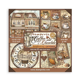 Stamperia - Coffee and Chocolate - 12x12 Maxi Pad (22 S/S Sheets)
