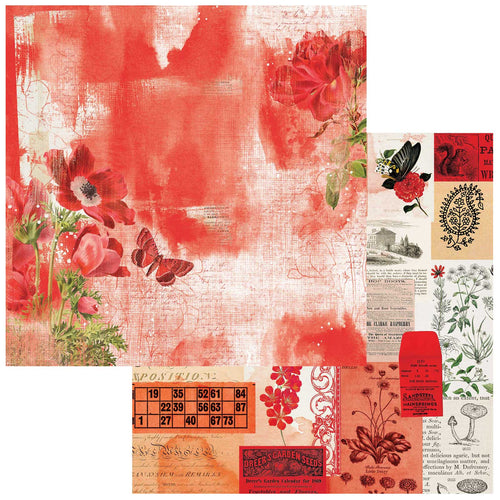 49 and Market - Spectrum Gardenia - 12x12 Paper Classics "Floral Blaze"