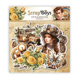 Scrapboys - Steampunk Journey - Die Cuts (43 Dbl Sided Pieces)