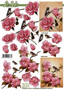 Le Suh 3D Decoupage - Roses (777.233)