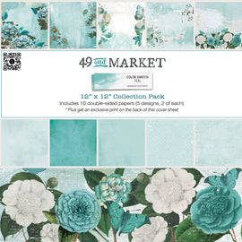 49 and Market - Color Swatch Teal - 12x12 Collection Pack