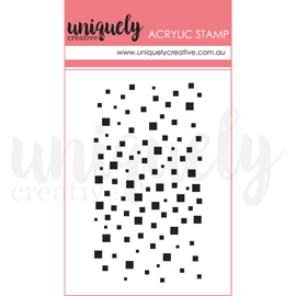 Uniquely Creative - Eclectic Grunge - Mini Acrylic Stamp - Mixed Squares