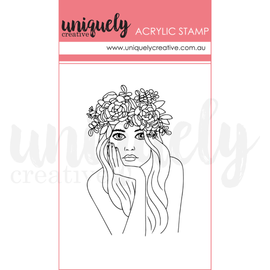 Uniquely Creative - Sweet Magnolia - Mini Acrylic Stamp - Dahlia