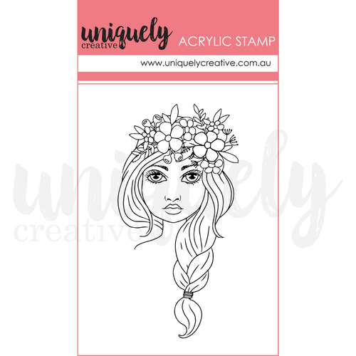 Uniquely Creative - Sweet Magnolia - Mini Acrylic Stamp - Violet