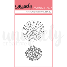 Uniquely Creative - Blossom & Bloom - Mini Acrylic Stamp - Pattern Play