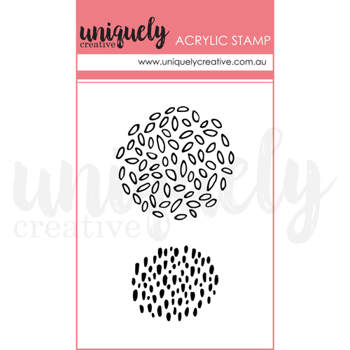 Uniquely Creative - Blossom & Bloom - Mini Acrylic Stamp - Tiny Textures