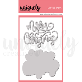 Uniquely Creative - A Very Vintage Christmas - Merry Christmas Modern Die