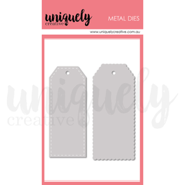 Uniquely Creative - Shades of Whimsy - Paper Tag Die (2pc)