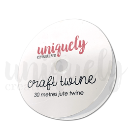Uniquely Creative - Twine - White (30m)