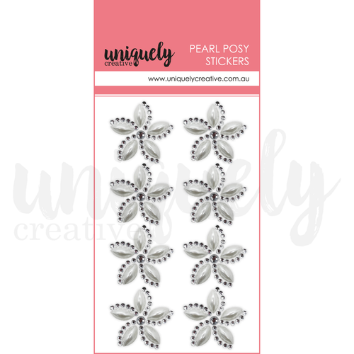 Uniquely Creative - Sweet Magnolia - Pearl Posy Stickers (Gems) - Pearl